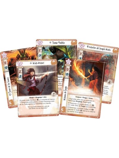 La Leyenda de los Cinco Anillos LCG: Discípulos del Vacío (Pack del Clan del Fénix)