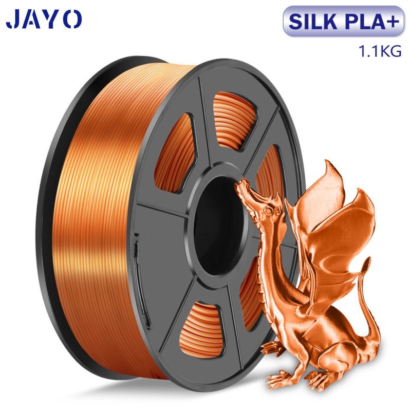 JAYO Filamento de Impresora 3D PLA+ SILK - Cobre