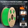 JAYO Filamento de Impresora 3DPL A Matte - Gris