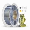 JAYO Filamento de Impresora 3D PLA+ SILK Dual Color - Negro / Oro