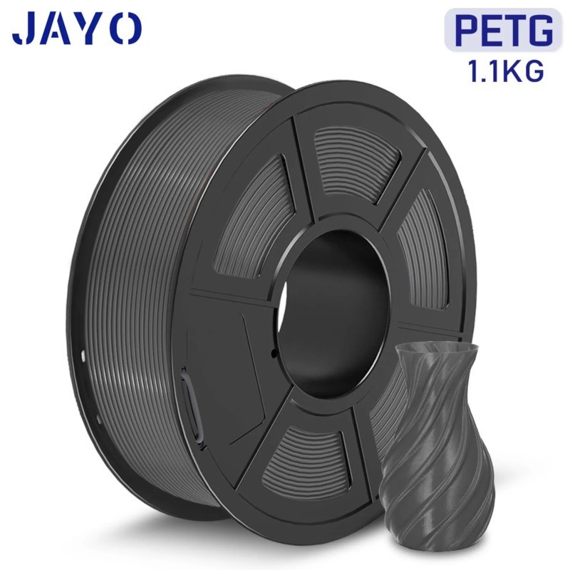 JAYO Filamento de Impresora 3D PETG - Gris