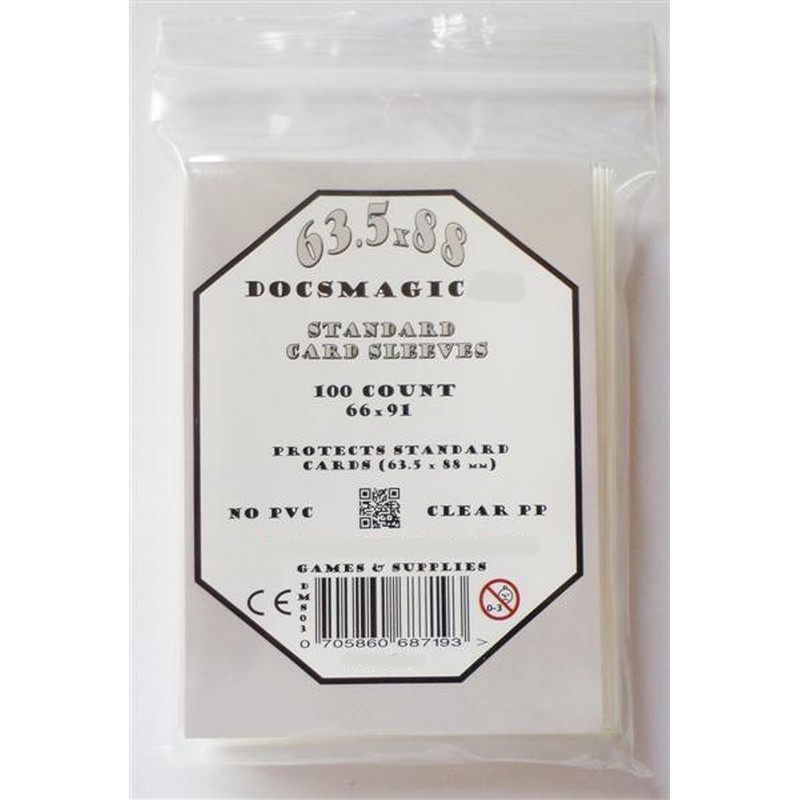 Pack Transparente estándar Sleeves (Fundas) - 100 - 66x91 mm