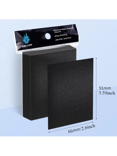 Pack Premium matte Sleeves - Fundas rojo - 100 - 66x91 mm