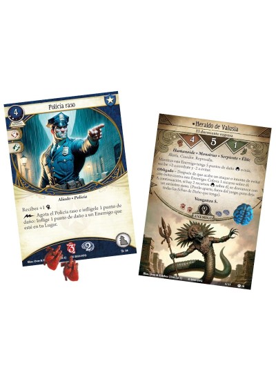 44 Fichas de Daño y Horror - Arkham Horror LCG
