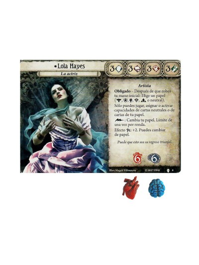44 Fichas de Daño y Horror - Arkham Horror LCG