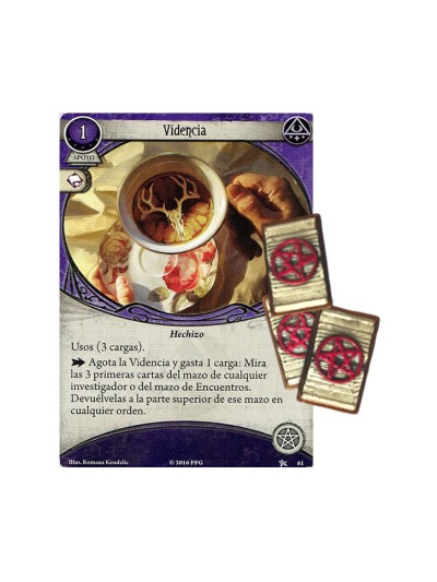 9 Fichas de Cargas mágicas  - Arkham Horror LCG