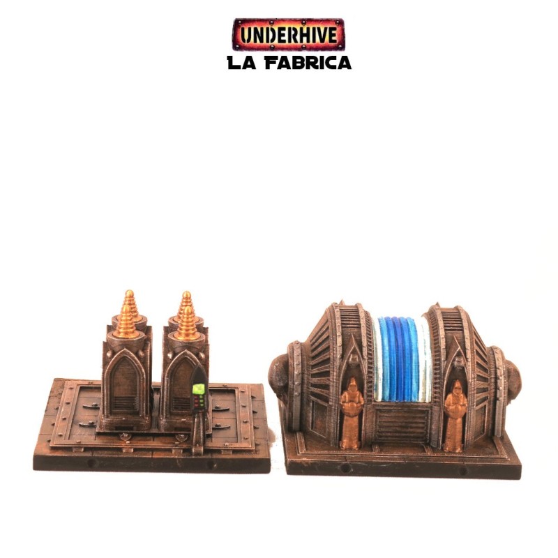 Dos Generadores de Plasma  - Terreno Tabletop Terrain
