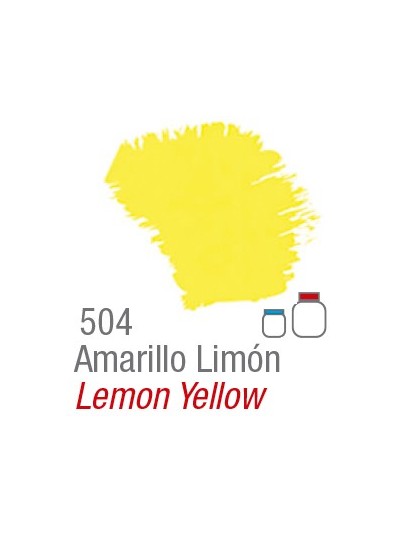 ACRÍLICA FOSCA MATE - Acrilex Color Amarillo Limon 504 - 60ml