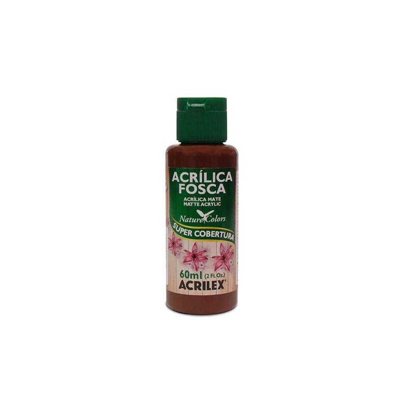 ACRÍLICA FOSCA MATE - Acrilex Color Marron Oscuro 526 - 60ml