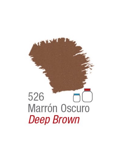 ACRÍLICA FOSCA MATE - Acrilex Color Marron Oscuro 526 - 60ml