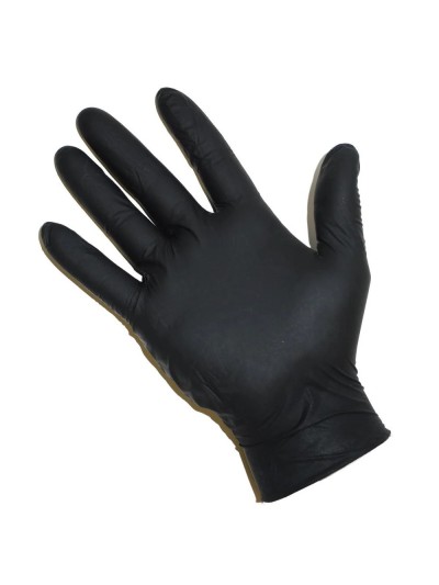 Marutex GUANTES NITRILICA SIN POLVO NEGRO - M