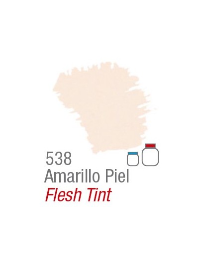 ACRÍLICA FOSCA MATE - Acrilex Color Amarillo Piel 538 - 60ml