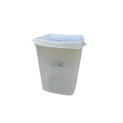 Plasvale Taper - 2,3 litros - con tapa - blanco