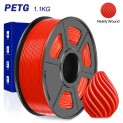 JAYO Filamento de Impresora 3D PETG - Rojo