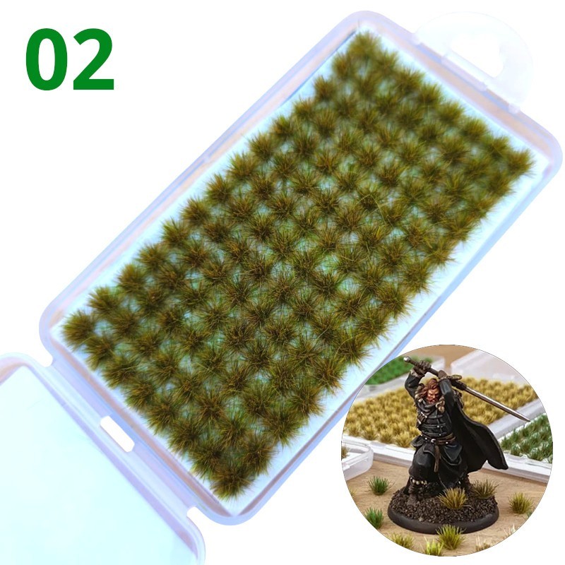 Matas Cesped - Tufts -  104 x 5mm - Verde Seco (color 02)