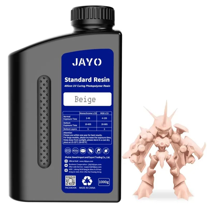 Resina 3D JAYO 1kg - BEIGE / PIEL - para impresoras 3D