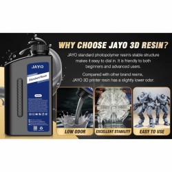 Resina 3D JAYO 2 x 1kg - NEGRO - para impresoras 3D
