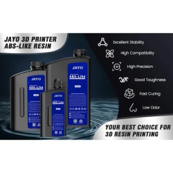 Resina 3D JAYO ABS-LIKE 1000g - GRIS OSCURO - para impresoras 3D