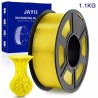 JAYO Filamento de Impresora 3D PLA 1,1 kg - Amarillo Transparente