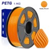 JAYO Filamento de Impresora 3D PETG 1,1 kg - Naranja